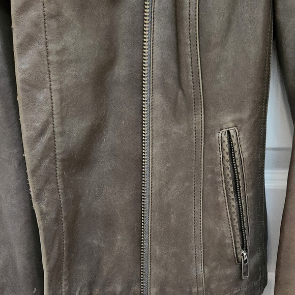 Mackage Leather Jacket, Small Brownish - Picture 4 of 8
